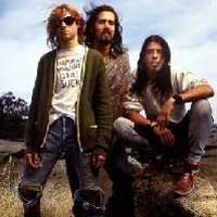 Nirvana - 1992 bei einem Fotoshooting des englischen Magazines 'rolling Stone'